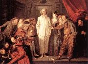 WATTEAU, Antoine Italian Comedians21 oil painting artist